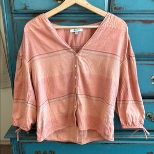 Madewell Women's Plaid Button-Up Top Size XXS